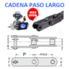 C2100H CAJA DE CADENA PASO 2 1/2" LARGO 3.05MT. ( 10FT )