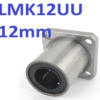 LMK12UU RODAMIENTO ECONOMIC BUJE CON BRIDA CUADRADA 4 TORNILLOS 12mm