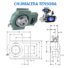 WSTU-SC-112 CHUMACERA DODGE TENSORA FLECHA 1 3/4” No. DE PARTE 125362