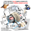 M-28 COPLE BOWEX KTR COMPLETO EXTERIOR 65mm LARGO 84mm
