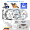 51103 BALERO ECONOMICO AXIAL DE BOLAS d=17mm D1=18mm D=30mm T=9mm