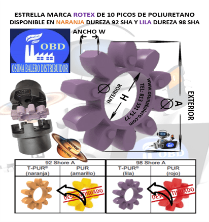 GR ESTRELLA ROTEX 10 PICOS UNIVERSO OSUNA BALERO