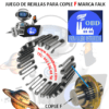 10F JUEGO DE REJILLAS FALK PARA COPLE 10F