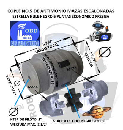 NO.5 COPLE DE FIERRO ANTIMONIO UNIVERSO OSUNA BALERO