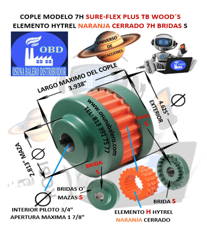 7H COPLE TB WOOD S CON ELEMENTO HYTREL UNIVERSO OSUNA BALERO