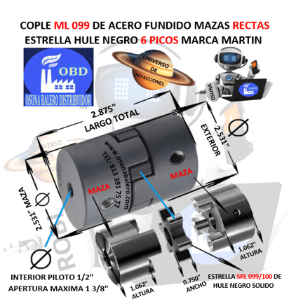 ML 099 COPLE MARTIN MAZAS RECTAS FUNDICION UNIVERSO OSUNA BALERO
