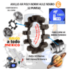 AR-65 NBR ANILLO POLY-NORM KTR DE HULE NEGRO 12 PUNTAS PARA COPLE AR-65