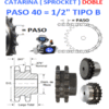 D40B12 CATARINA DOBLE PASO 40 DE 12 DIENTES EXTERIOR 2.170"