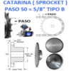 50B10 CATARINA PASO 50 DE 10 DIENTES 2.300"