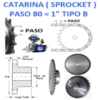 80B09 CATARINA PASO 80 DE 9 DIENTES EXTERIOR 3.350"