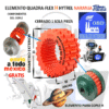 12H ELEMENTO MARTIN QUADRA-FLEX HYTREL NARANJA D= 9 9/16”  W= 4 11/16”