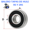 62202-A-2RSR RODAMIENTO FAG d=15mm D=35mm A=14mm