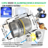 M200-U COPLE MAGNALOY ALUMINIO INSERTO AMARILLO EXTERIOR 2.900" LARGO 3.100"