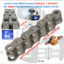 BL846 CADENA MONTACARGAS PASO 80 4 X 6 MARCA LINK BELT ROLLO 3.05MT.=(10FT)