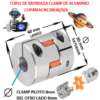 COP4MACNC30X40/8/8 Cople De Mordaza Clamp De Aluminio EXTERIOR 30mm LARGO 40mm