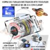 M-38 2.5 COPLE TOOLFLEX KTR DE FUELLES METALICOS CON CLAMP EXTERIOR DH=65mm LARGO L=81mm INTERIOR d1 y d2 =12mm