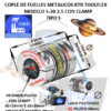 S-30 2.5 COPLE TOOLFLEX KTR DE FUELLES METALICOS CON CLAMP EXTERIOR DH=55mm LARGO L=63mm INTERIOR d1 y d2 =10mm