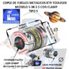 S-38 2.5 COPLE TOOLFLEX KTR DE FUELLES METALICOS CON CLAMP EXTERIOR DH=65mm LARGO L=69mm INTERIOR d1 y d2 =12mm